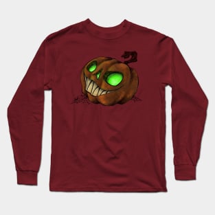 Spooky Halloween Jack-O-Lantern Long Sleeve T-Shirt